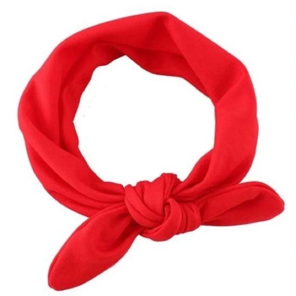 Red Bow Headband